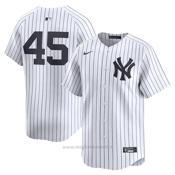 Maglia Baseball Uomo New York Yankees Gerrit Cole Home Limited Bianco